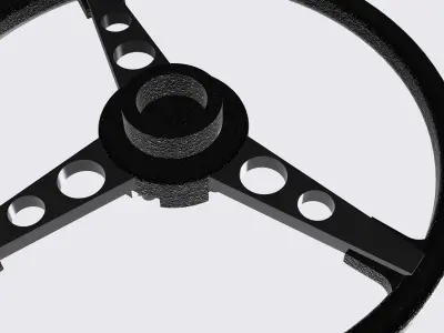 Holden HQ GTS Steering Wheel 3D print model