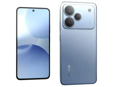 Realme P4 Engine Blue 3D model