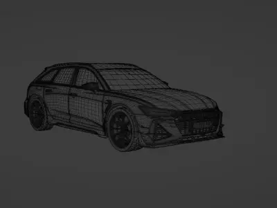 AUDI RS6-R ABT 3D model