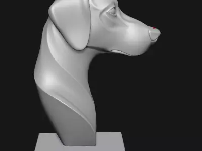 Doberman Pinscher 3D print model