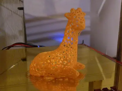 Giraffe - Voronoi Style Free 3D print model