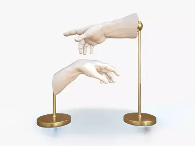 The Creation of Adam 3D print 3D print model