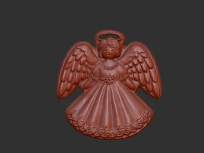 cute angle decoration 3D print model