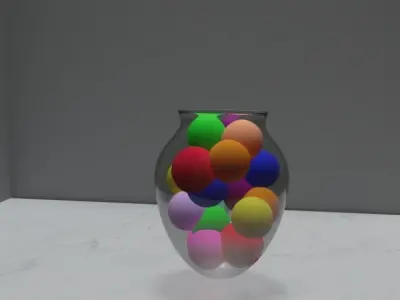 Glass Vase Free 3D model 2