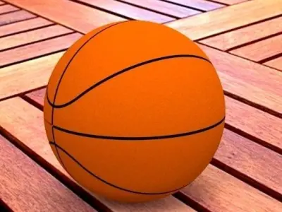 Basketball easter egg Free 3D model