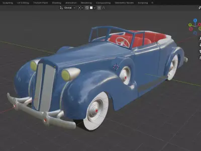 PACKARD 1938 12 CYLS Free 3D print model