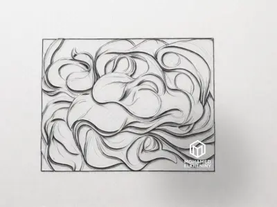 modern panel wall decor set wall relief mural CNC 82 3D model
