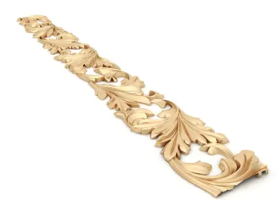Ceiling Molding 5 - For CNC and Interior 3D model