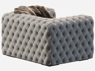 Chelsea armchair DV HOME COLLECTION 3D model