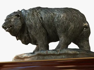 Bear Statuette 3D model