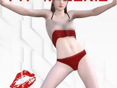Fit Valerie for Genesis 8 Female 3D model