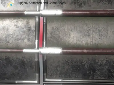 Radar Module Low-poly 3D model