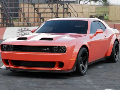Dodge Challenger SRT Super Stock 2020 3D model