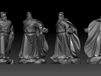 Guan Yu  3D print model