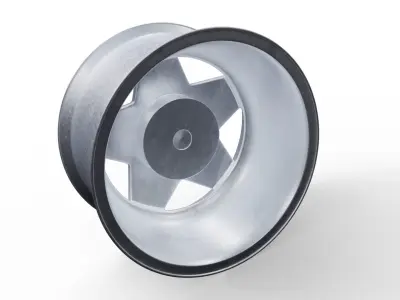 Borbet A aluminium rim 3D model