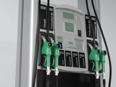 fuel dispenser 3D model