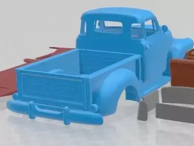 Chevrolet 3100 Pickup 1954 Printable Car  3D print model