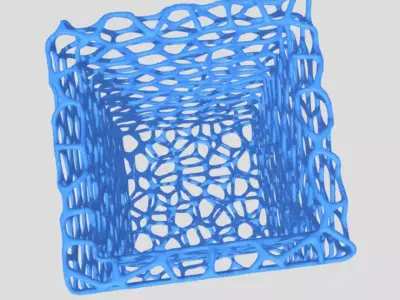 Box Voronoi 3D model