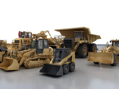 Engineering vehicle 3D model