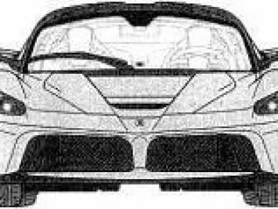 la ferrari Low-poly 3D model