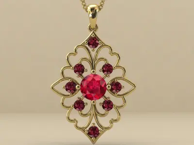 Pendant Diamond Free 3D print model