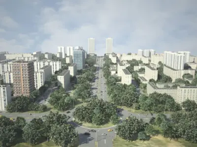 Archmodels vol 131 - City Parts Collection 3D model