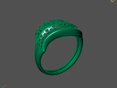 Women Plain Ring Ready STL 3DM Models Womens Rings 3D models 3D print model