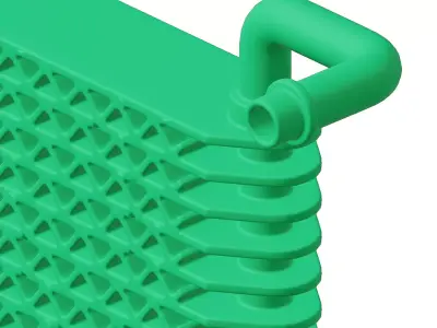Plastic Premium Car Ac Evaporator Toy 3D model