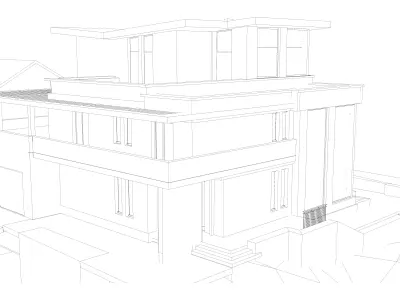  residential house of 600m2 3D model