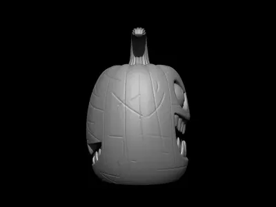 Monster Pumpkin for Halloween 3D print model