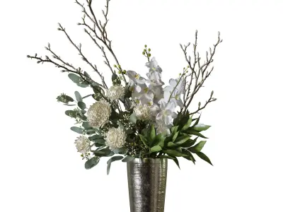 Flower Set 098 3D model