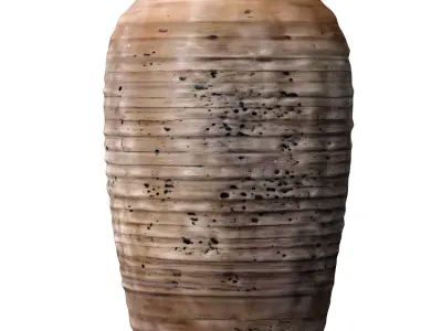 Maddox Aged Rustic European Provence Nightstand Table Lamp 3D model