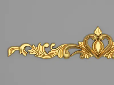 Classic Carved 010 3D model purchase