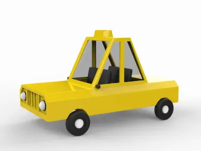 taxi  3d model 3D model