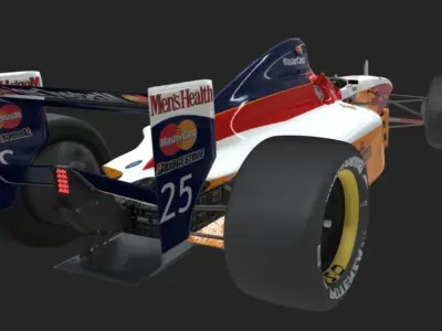 F1 Lola Mastercard T97 30 Low-poly 3D model