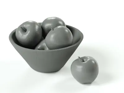 XENOS - Wooden Bowl 02 3D model