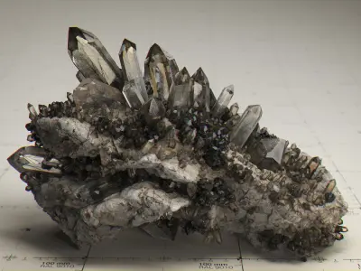 Crystal Model Kit - 6 Types Low-poly 3D model