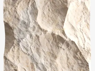 189-RockPanel stone wall 3D model