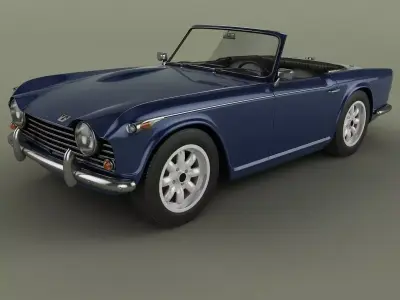 Triumph TR5 3D model