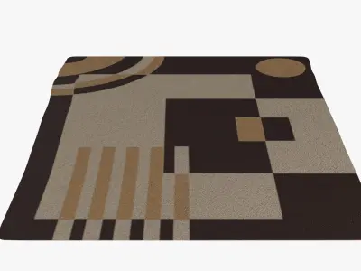 Art Deco Carpet 02 3D model