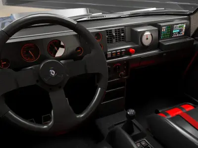Renault 5 Turbo Rally version 3D model