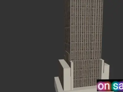 Empire states building 3D model