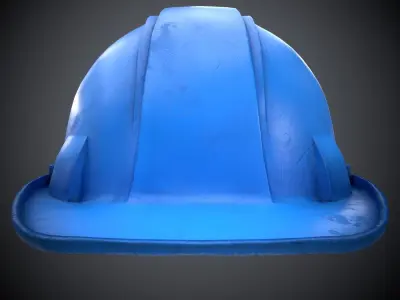 Hard Hat Low-poly 3D model