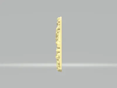 Dragon And Phoenix Pendant 3D print model