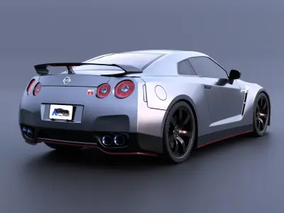 Nissan GT-R R35-Bas-SCS01 3D model