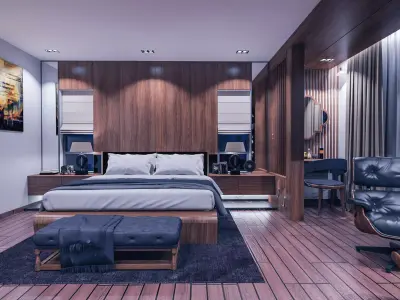  master bedroom furniture 3D model