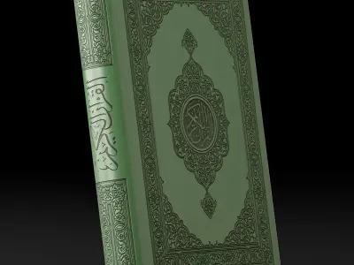 Decor set Quran  3D model