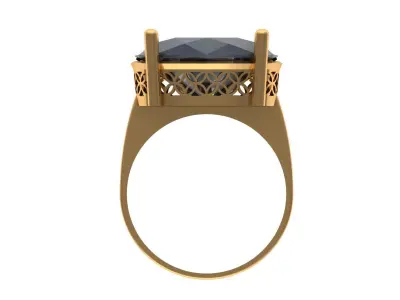 LADIES GOLD RING  Low-poly 3D model