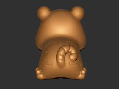 baby tiger 3D print model