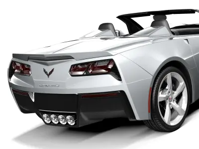 Chevrolet Corvette C7 Stingray Convertible 2014 3D model